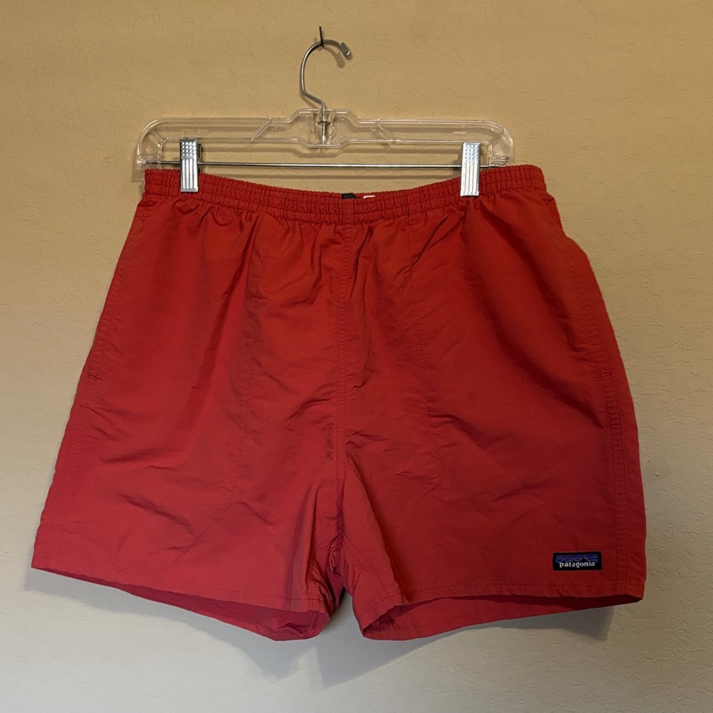 Patagonia burnt orange Athletic Swim Shorts